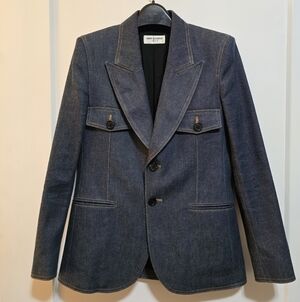 Saint Laurent Denim Blazer